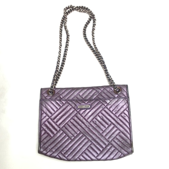 Rebecca Minkoff Bags Rebecca Minkoff Purple Metallic Bag Crossbody